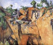 landscape rocks Paul Cezanne
